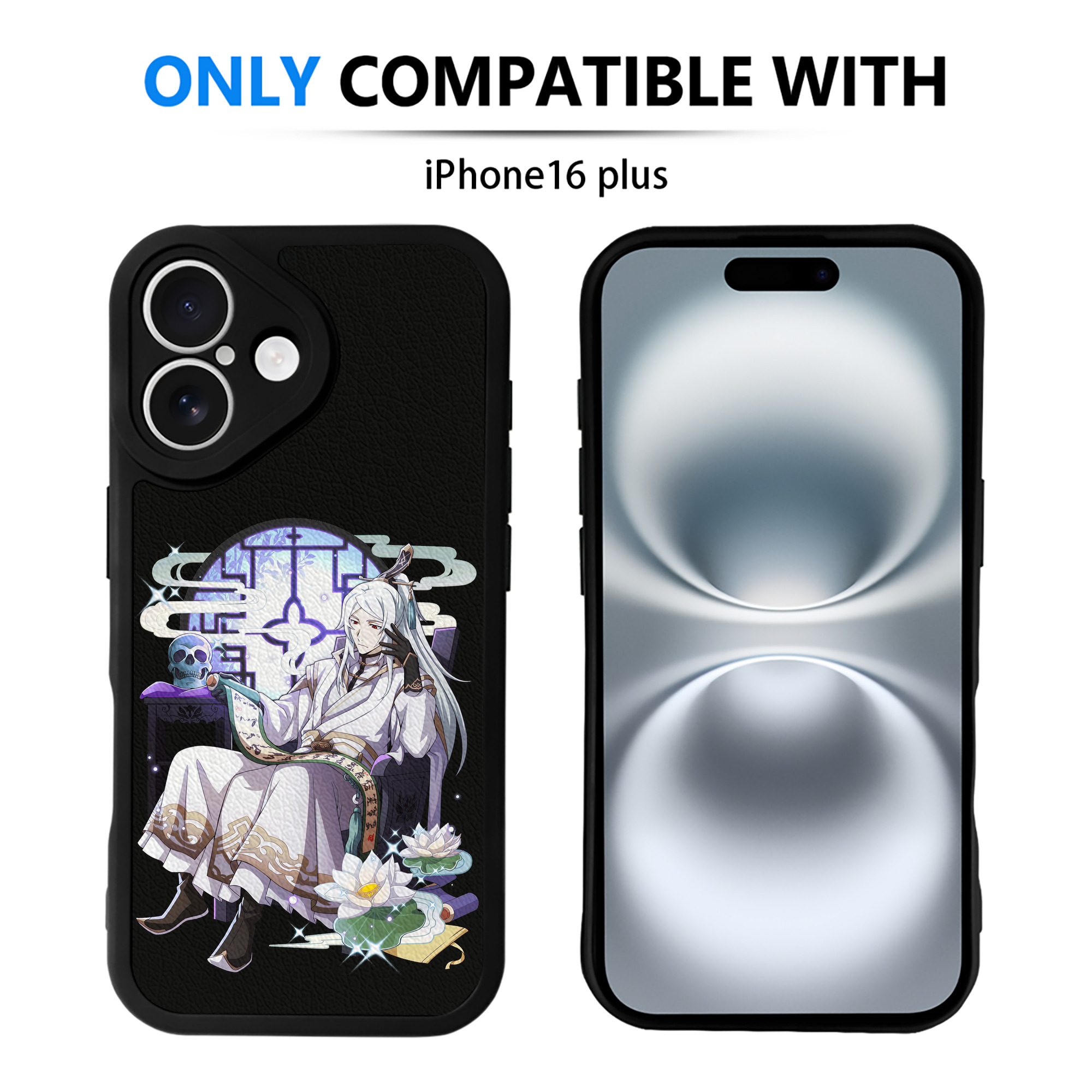 （画像用） 文豪ストレイドッグス Bungo Stray Dogs 【iPhone 16シリーズ対応】シリコンスマホケース（レザー調） 材質：シリコン